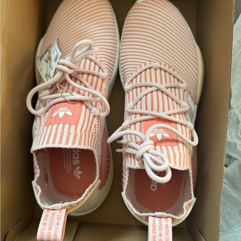 Adidas Originals Pink Knit Sneakers